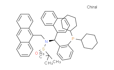 2398533-78-1 | (R)-N-(Anthracen-9-ylmethyl)-N-((S)-(2-(dicyclohexylphosphanyl)phenyl)(naphthalen-1-yl)methyl)-2-methylpropane-2-sulfinamide