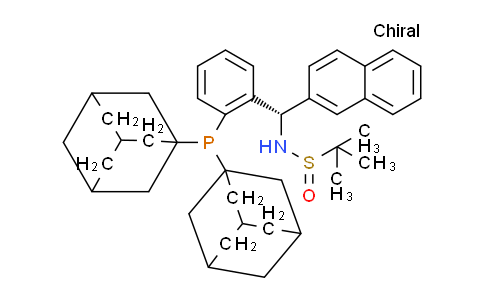 2249950-37-4 | (R)-N-((S)-(2-(Di(adamantan-1-yl)phosphanyl)phenyl)(naphthalen-2-yl)methyl)-2-methylpropane-2-sulfinamide