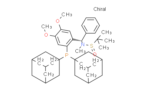 2413724-68-0 | (R)-N-((S)-(2-(Di(adamantan-1-yl)phosphanyl)-4,5-dimethoxyphenyl)(phenyl)methyl)-N,2-dimethylpropane-2-sulfinamide