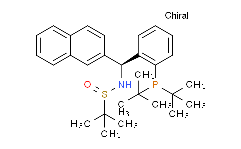 2565792-62-1 | (R)-N-((S)-(2-(Di-tert-butylphosphanyl)phenyl)(naphthalen-2-yl)methyl)-2-methylpropane-2-sulfinamide