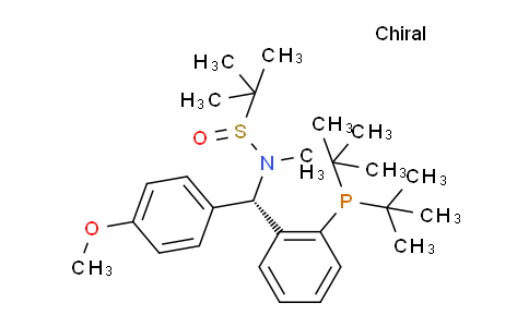 2561513-54-8 | S(R)]-N-[(S)-(4-甲氧基苯基)[2-(二叔丁基膦)苯基]甲基]-N-甲基-2-叔丁基亚磺酰胺