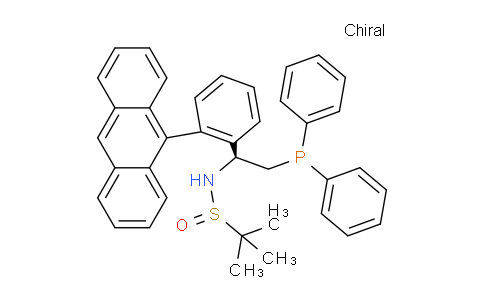 1936438-22-0 | (R)-N-((S)-1-(2-(Anthracen-9-yl)phenyl)-2-(diphenylphosphaneyl)ethyl)-2-methylpropane-2-sulfinamide