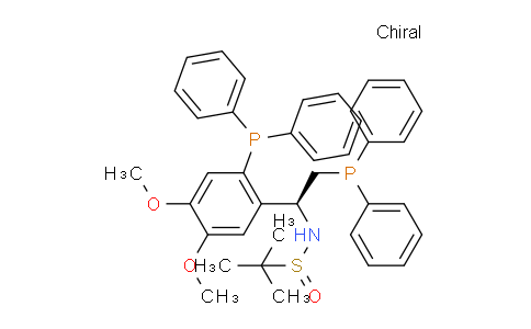 2565792-27-8 | (R)-N-((S)-2-(Diphenylphosphanyl)-1-(2-(diphenylphosphanyl)-4,5-dimethoxyphenyl)ethyl)-2-methylpropane-2-sulfinamide