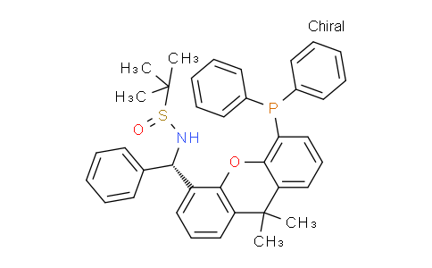 2162939-87-7 | (R)-N-((S)-(5-(Diphenylphosphino)-9,9-dimethyl-9H-xanthen-4-yl)(phenyl)methyl)-2-methylpropane-2-sulfinamide