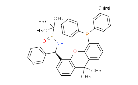 2757083-08-0 | (R)-N-((R)-(5-(Diphenylphosphino)-9,9-dimethyl-9H-xanthen-4-yl)(phenyl)methyl)-2-methylpropane-2-sulfinamide