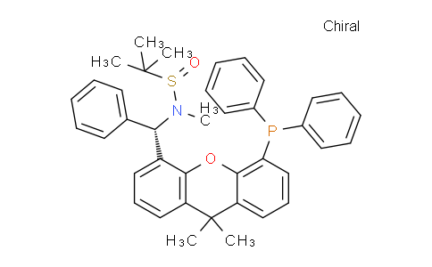 2757083-10-4 | (R)-N-((S)-(5-(Diphenylphosphino)-9,9-dimethyl-9H-xanthen-4-yl)(phenyl)methyl)-N,2-dimethylpropane-2-sulfinamide