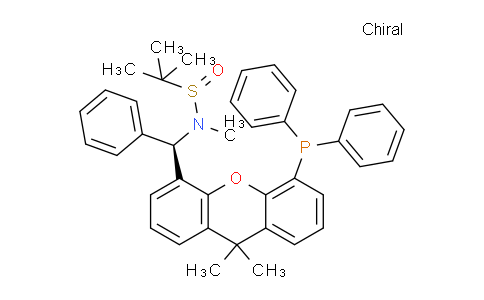 2757083-09-1 | (R)-N-((R)-(5-(Diphenylphosphino)-9,9-dimethyl-9H-xanthen-4-yl)(phenyl)methyl)-N,2-dimethylpropane-2-sulfinamide