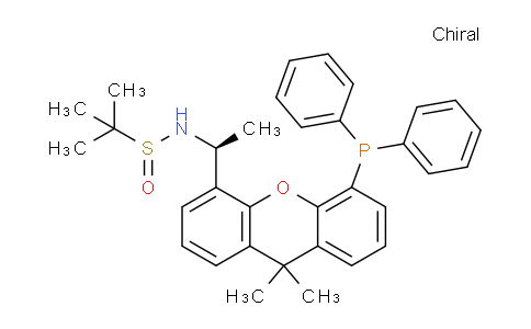 2162939-90-2 | (R)-N-((S)-1-(5-(Diphenylphosphanyl)-9,9-dimethyl-9H-xanthen-4-yl)ethyl)-2-methylpropane-2-sulfinamide