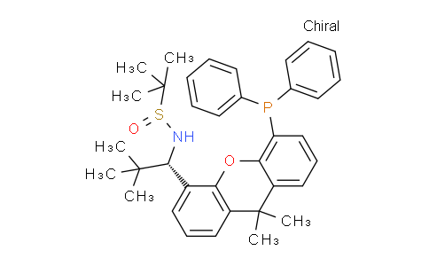2162939-89-9 | (R)-N-((S)-1-(5-(Diphenylphosphanyl) -9,9-dimethyl-9H-xanthen-4-yl)-2,2-dimethylpropyl)-2-methylpropane-2-sulfinamide