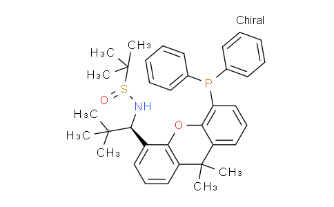 2162939-92-4 | S(R)]-N-[(1R)-1-[5-(二苯基膦)-9,9-二甲基-9H-氧杂蒽]-2,2-二甲丙基]-2-叔丁基亚磺酰胺