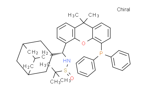 2162939-91-3 | S(R)]-N-[(1R)-(金刚烷基)[5-(二苯基膦)-9,9-二甲基-9H-氧杂蒽)甲基]-2-叔丁基亚磺酰胺