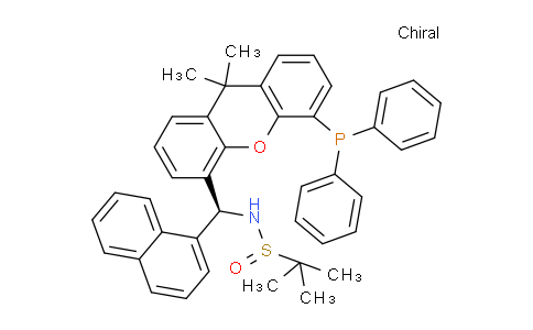 2565792-60-9 | [S(R)]-N-[(S)-(1-naphthalenyl)[5-(diphenylphosphino)-9,9-dimethyl-9H-xanthen-4-yl]methyl]-2-methyl-2-propanesulfinamide