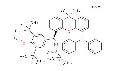 DY829169 | 2565792-28-9 | S(R)]-N-[(S)-[3,5-Di-tert-butyl-4-methoxyphenyl][5-(diphenylphosphino)-9,9-dimethyl-9H-xanthen-4-yl]methyl]-2-methyl-2-propanesulfinamide