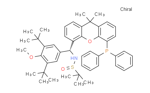 2565792-43-8 | S(R)]-N-[(R)-[3,5-二叔丁基-4-甲氧基苯基][5-(二苯基膦)-9,9-二甲基-9H-氧杂蒽]甲基]-2-叔丁基亚磺酰胺