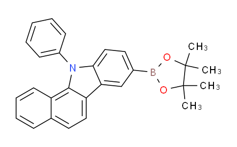 DY829265 | 1493715-55-1 | 11-Phenyl-8-(4,4,5,5-tetramethyl-1,3,2-dioxaborolan-2-yl)-11H-benzo[a]carbazole