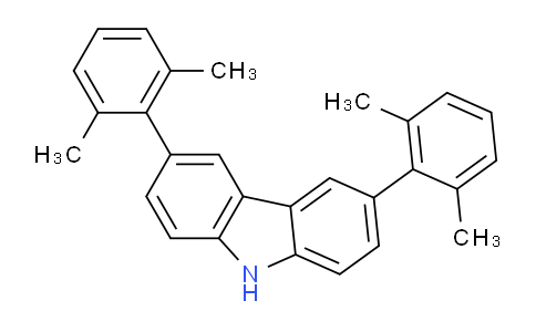 MC829268 | 1246891-46-2 | 3,6-Bis(2,6-dimethylphenyl)-9H-carbazole