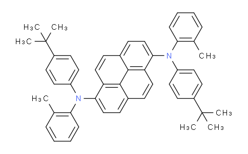 CAS No. 2096978-16-2, 1,6-Pyrenediamine, N1,N6-bis[4-(1,1-dimethylethyl)phenyl]-N1,N6-bis(2-methylphenyl)-