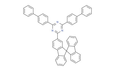 CAS No. 2172661-29-7, 1,3,5-Triazine, 2,4-bis([1,1'-biphenyl]-4-yl)-6-(9,9'-spirobi[9H-fluoren]-2-yl)-