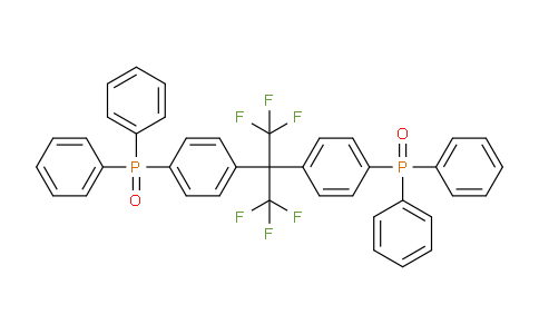 CAS No. 1416307-64-6, ((Perfluoropropane-2,2-diyl)bis(4,1-phenylene))bis(diphenylphosphine oxide)