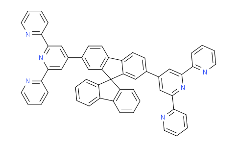 CAS No. 1935683-70-7, 2,7-di([2,2′:6′,2″-terpyridin]-4′-yl)-9,9′-spirobifluorene