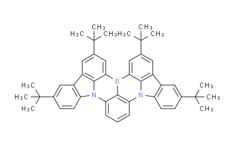 CAS No. 2170487-30-4, Indolo[3,2,1-de]indolo[3',2',1':8,1][1,4]benzazaborino[2,3,4-kl]phenazaborine, 2,5,15,18-tetrakis(1,1-dimethylethyl)-