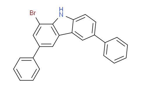 CAS No. 2351179-71-8, 9H-Carbazole, 1-bromo-3,6-diphenyl-