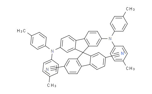 CAS No. 1356154-65-8, 2',7'-bis(4-methyl-N-(4-methylphenyl)anilino)-9,9'-spirobi[fluorene]-2,7-dicarbonitrile
