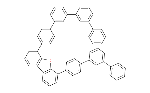 CAS No. 2446854-86-8, Dibenzofuran, 4-[1,1':3',1'':3'',1'''-quaterphenyl]-4-yl-6-[1,1':3',1''-terphenyl]-4-yl-