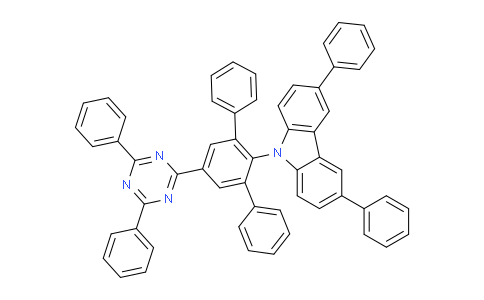 DY829324 | 2329651-89-8 | 9H-Carbazole, 9-[5'-(4,6-diphenyl-1,3,5-triazin-2-yl)[1,1':3',1''-terphenyl]-2'-yl]-3,6-diphenyl-