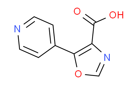 CAS No. 118040-25-8, 5-Pyridin-4-yl-1,3-oxazole-4-carboxylic acid