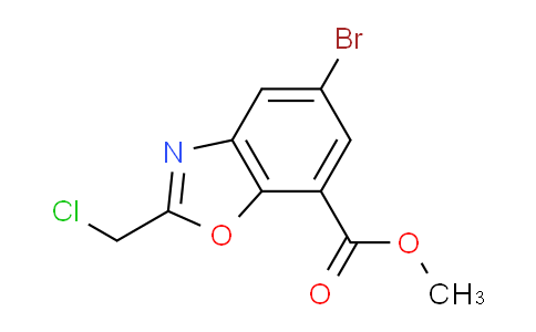 CAS No. 1221792-54-6, Methyl 5-bromo-2-(chloromethyl)-1,3-benzoxazole-7-carboxylate