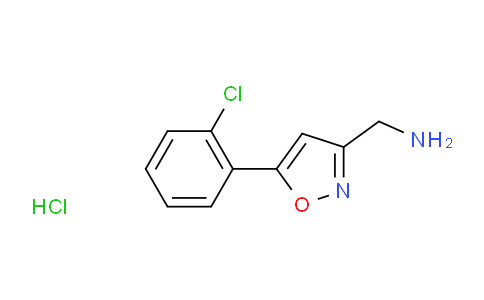CAS No. 1160245-59-9, {[5-(2-Chlorophenyl)isoxazol-3-yl]methyl}amine hydrochloride