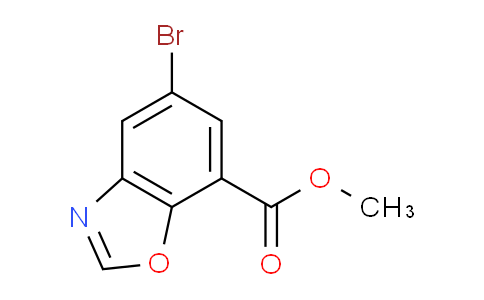 CAS No. 1221792-83-1, Methyl 5-bromobenzo[d]oxazole-7-carboxylate