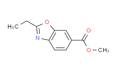CAS No. 1305711-85-6, Methyl 2-ethylbenzo[d]oxazole-6-carboxylate