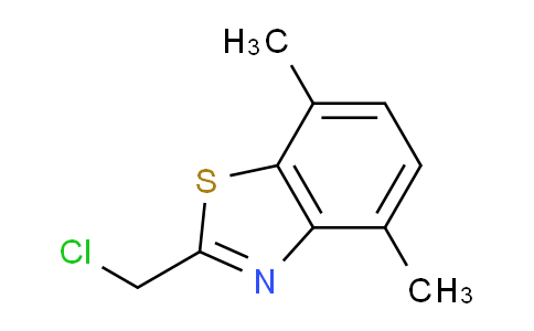 CAS No. 1188031-79-9, 2-(Chloromethyl)-4,7-dimethylbenzo[d]thiazole