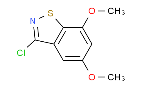 CAS No. 1184915-20-5, 3-氯-5,7-二甲氧基苯并[d]异噻唑