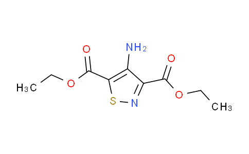 CAS No. 72632-87-2, Diethyl 4-aminoisothiazole-3,5-dicarboxylate