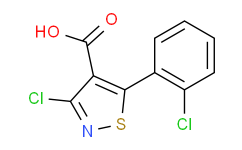 CAS No. 306935-52-4, 3-Chloro-5-(2-chlorophenyl)isothiazole-4-carboxylic acid