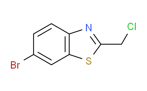 CAS No. 1188024-80-7, 6-Bromo-2-(chloromethyl)benzo[d]thiazole