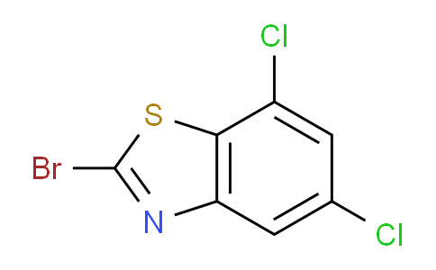 CAS No. 898747-71-2, 2-Bromo-5,7-dichlorobenzo[d]thiazole