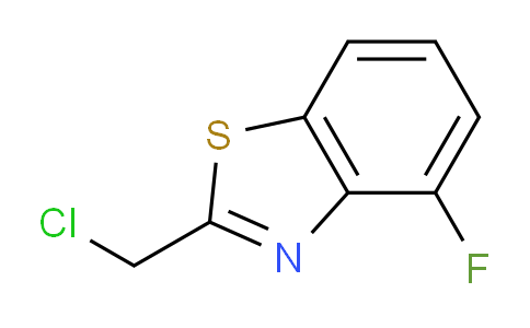 CAS No. 110704-21-7, 2-(Chloromethyl)-4-fluorobenzo[d]thiazole