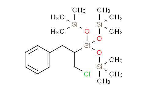 CAS No. 167426-89-3, 3-(1-Chloro-3-phenylpropan-2-yl)-1,1,1,5,5,5-hexamethyl-3-((trimethylsilyl)oxy)trisiloxane