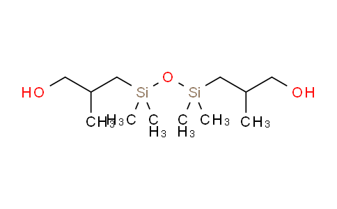 CAS No. 29706-30-7, 3,3'-(1,1,3,3-Tetramethyldisiloxane-1,3-diyl)bis(2-methylpropan-1-ol)
