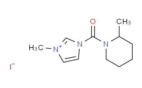 CAS No. 548763-36-6, 3-Methyl-1-(2-methylpiperidine-1-carbonyl)-1H-imidazol-3-ium iodide
