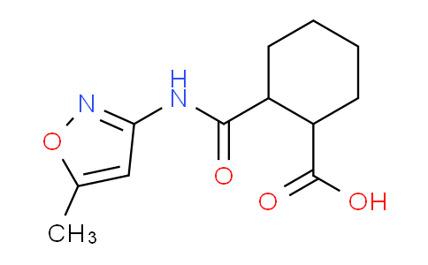 313385-57-8 | 2-((5-甲基异恶唑-3-基)氨基甲酰基)环己烷羧酸