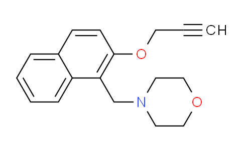 860648-78-8 | 4-{2-(2-Propynyloxy)-1-naphthylmethyl}morpholine