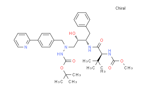 MCA56567 | 198905-04-3 | 12-氧杂-2,5,9,10-四氮杂十四烷酸，3-(1,1-二甲基乙基)-7-羟基-13,13-二甲基-4,11-二氧代-6-(苯基甲基)-9-[[4-(2-吡啶基)苯基]甲基]-，甲酯，(3S,6S,7S)-