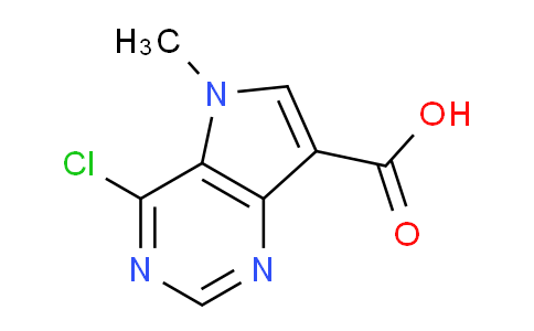 1638759-85-9 | 4-chloro-5-methyl-5H-pyrrolo[3,2-d]pyrimidine-7-carboxylic acid