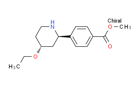 1644667-62-8 | methyl 4-[trans-4-ethoxy-2-piperidyl]benzoate