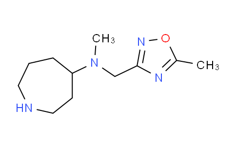 1692634-99-3 | N-methyl-N-[(5-methyl-1,2,4-oxadiazol-3-yl)methyl]azepan-4-amine